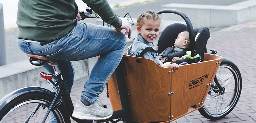 Fahrradfahren mit Baby