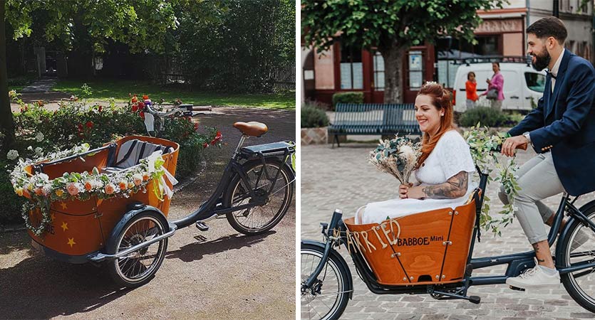 Lastenrad Hochzeit