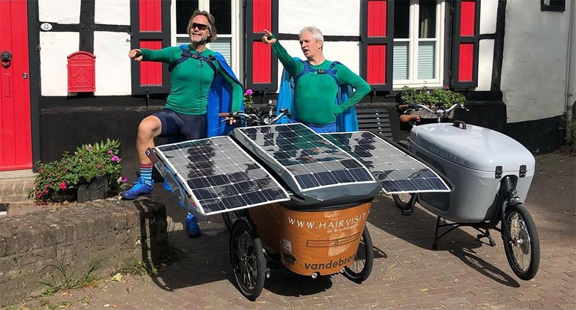Solar cargo bike Glasgow Solar cargo bike Glasgow