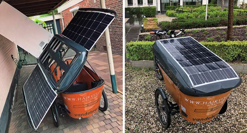 Solar cargo e-bike Solar cargo e-bike