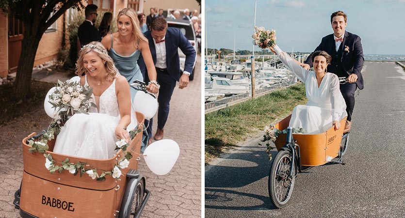Mit dem Fahrrad heiraten