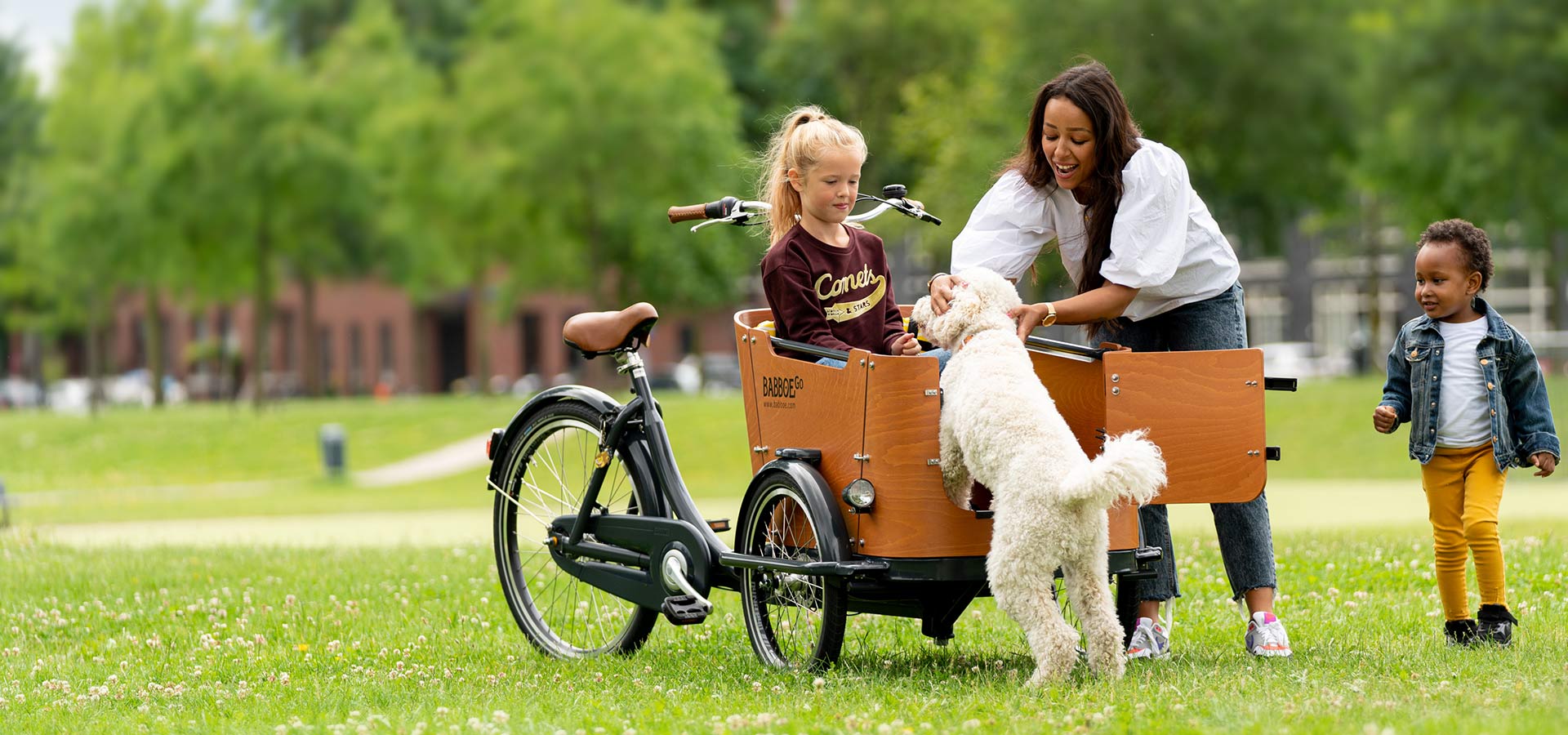 Babboe Go - Familienfahrrad Familienfahrrad