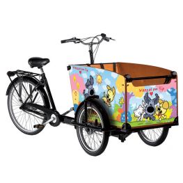 Babboe Lastenfahrrad Aufkleber Wusel und Pip classic