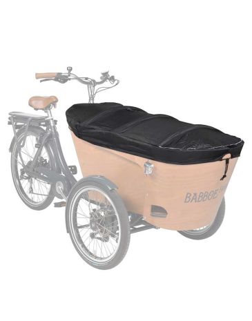 Regenschutzplane Babboe Carve/Flow schwarz