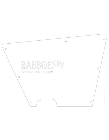 Babboe Bohrschablone zweite Sitzbank links