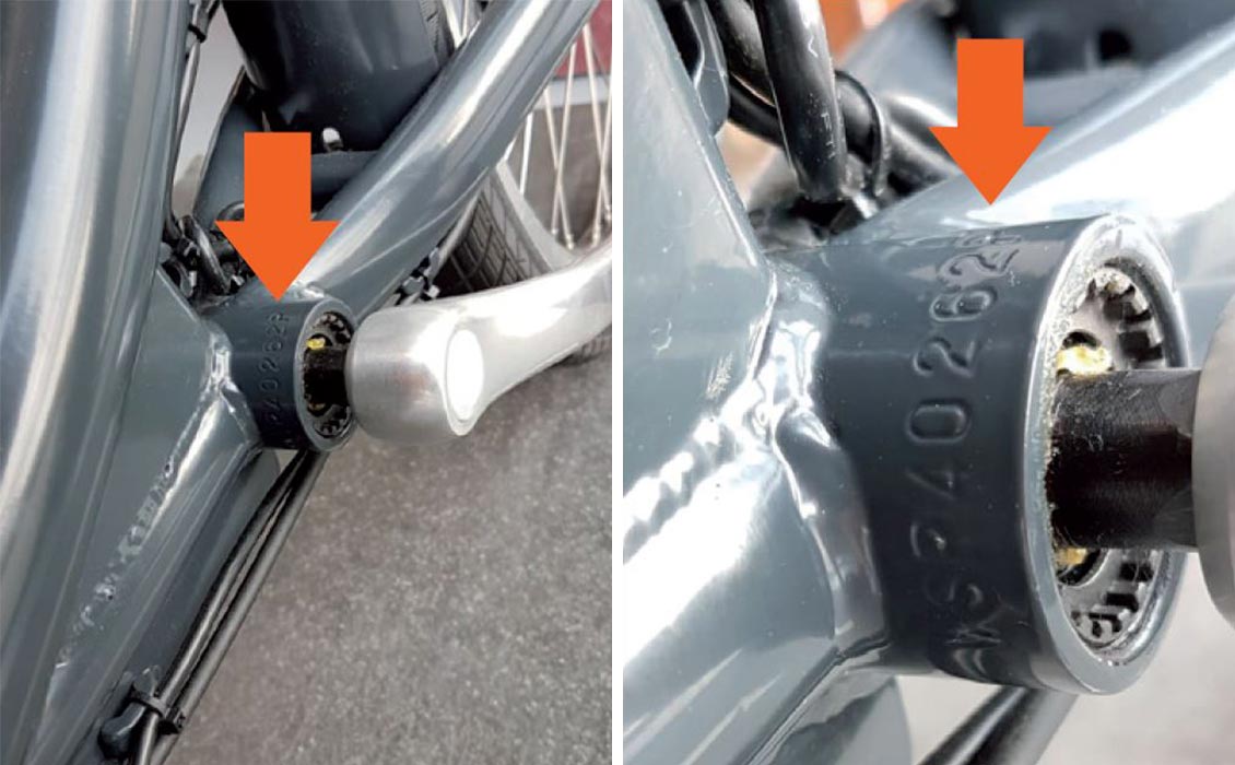 Wie finde ich die Rahmennummer von meinem Lastenfahrrad? Babboe