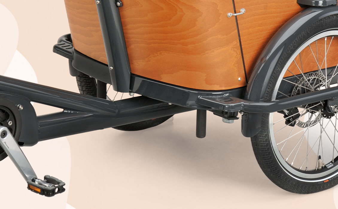 Familienfahrrad mit Lenkungsdämpfer 