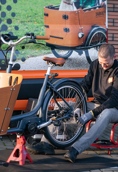 Hier Babboe Babyschale für dein Lastenrad bestellen